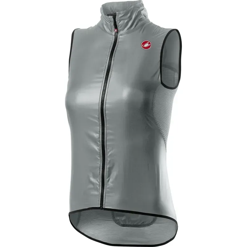 Castelli Aria Women's Cycling Vest Gilet in Silver