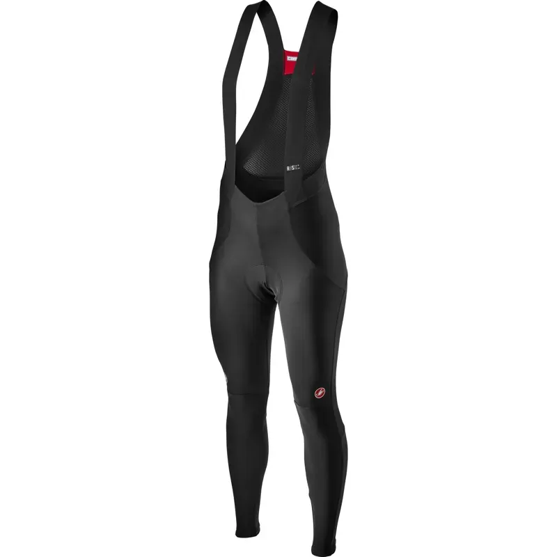 Castelli Sorpasso RoS Womens Bibtights in Black/Reflex