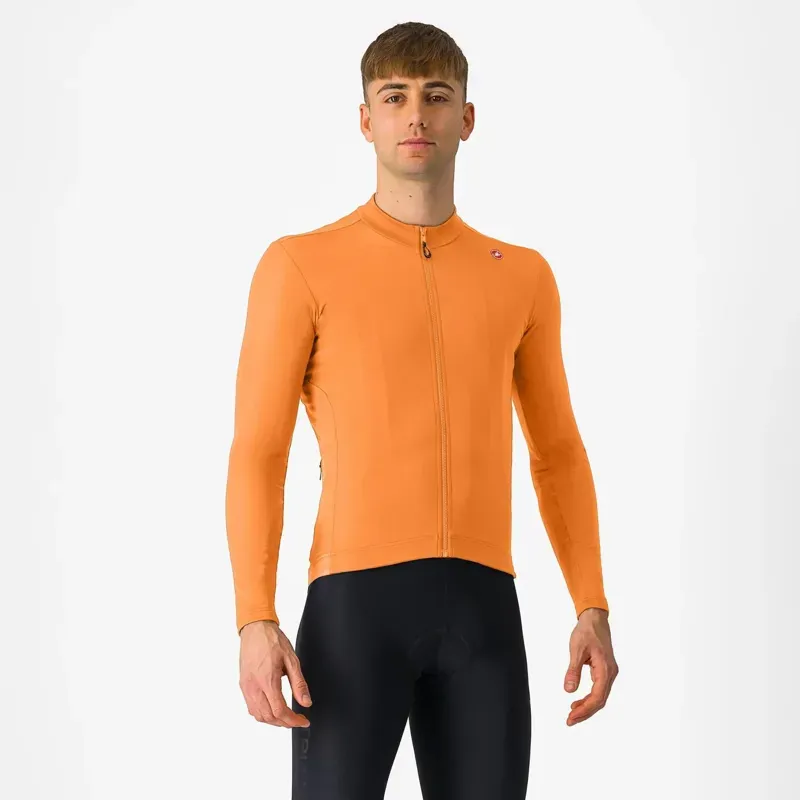 Castelli Espresso Thermal Men's Jersey Vivid Orange