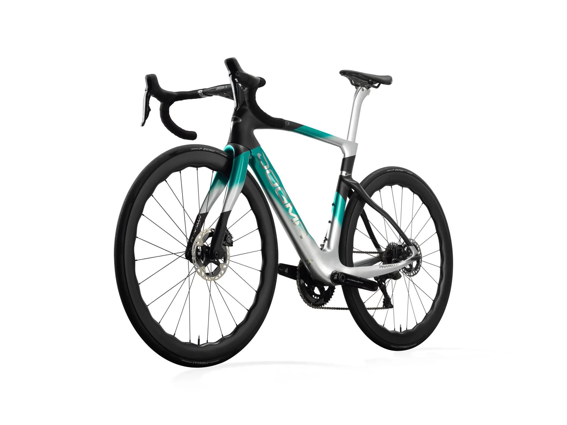 Pinarello Dogma F Disc Nebula Green Silver Carbon Road Frameset