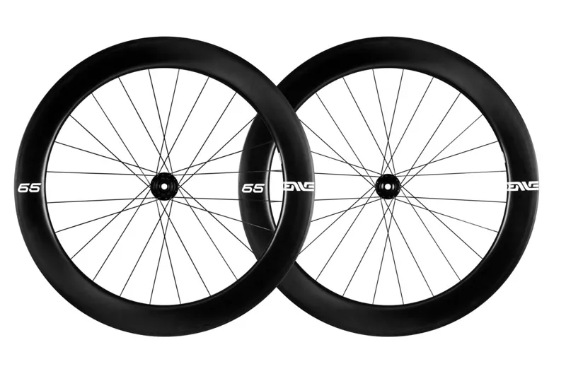 Enve Road Foundation Carbon Wheelset 65mm Enve Alloy Hub Black