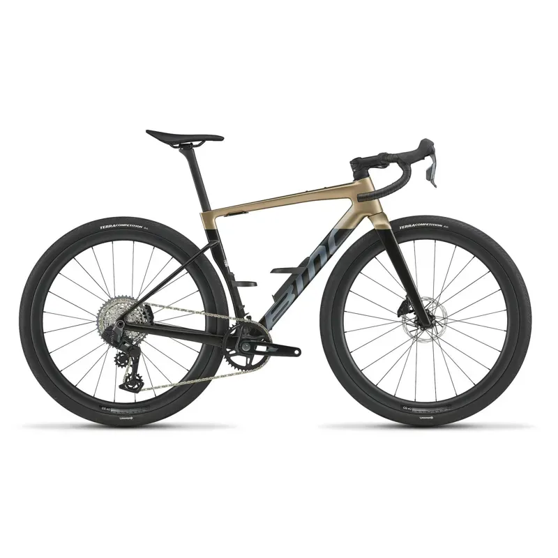 BMC KAS01 Three Rival AXS XPLR 1x13 2027: MOSS GOLD/CARBON