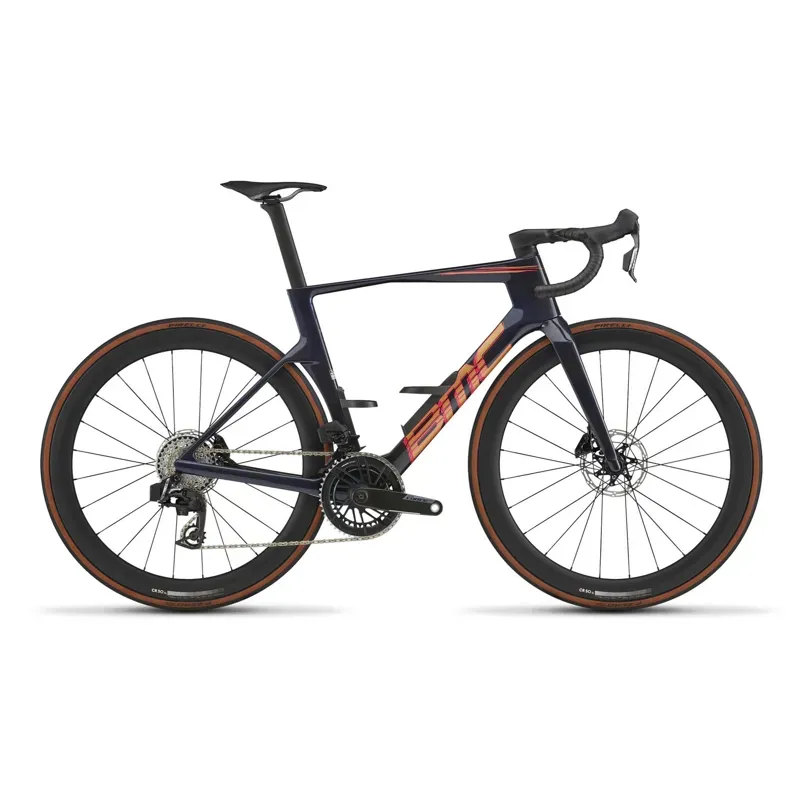 BMC Teammachine R01 Three Force AXS 2x12 2027: BLUE CARBON DOODLE