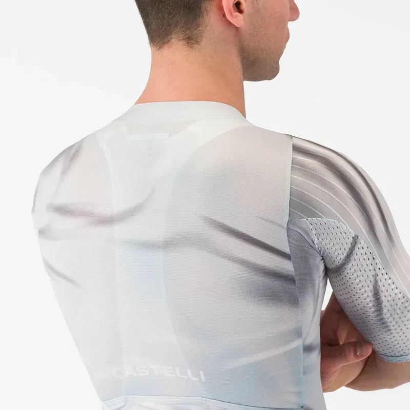 Castelli Aero Race 8S Jersey in Silver Grey/Smoky Grey-3