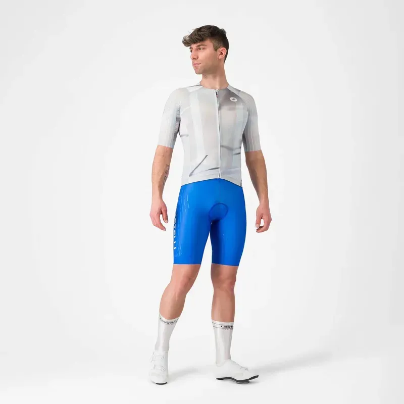 Castelli Aero Race 8S Jersey in Silver Grey/Smoky Grey-5