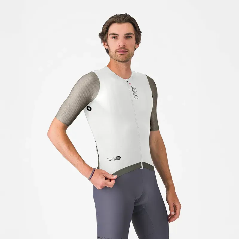 Castelli Corretto Jersey in Ivory/Clay/Black