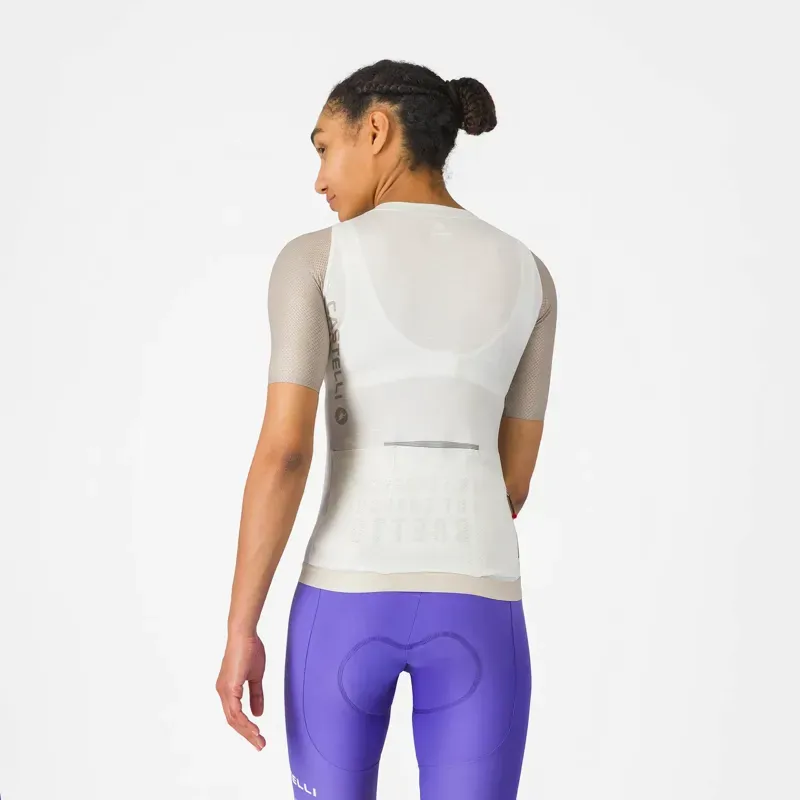 Castelli Corretto Women's Jersey in Ivory/Clay/Black-1