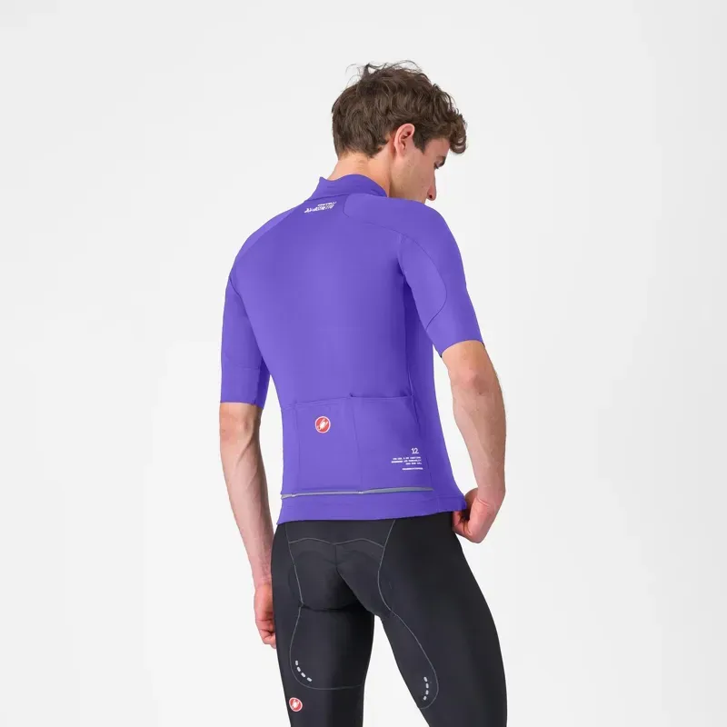 Castelli Do.Di.Ci. Short Sleeve Winter Road Cycling Jacket in Ultraviolet-1