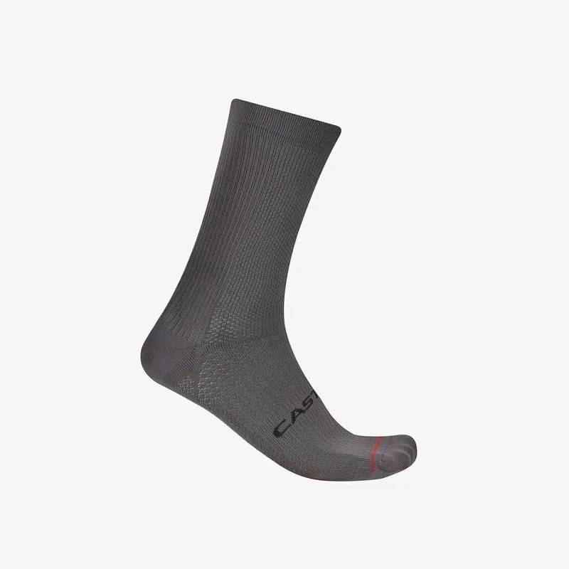 Castelli Espresso 18 Socks in Smoke Grey