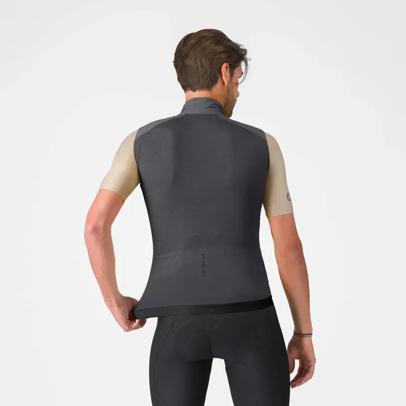 Castelli Espresso 2 Vest in Smoky Grey-1