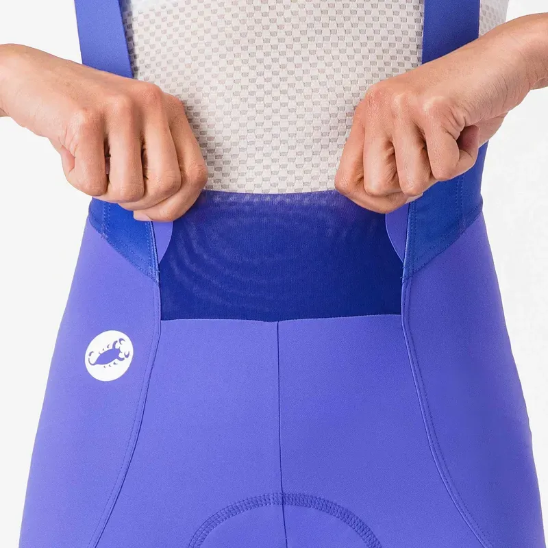 Castelli Espresso 2 Women's DT Bib Shorts in Ultraviolet-3