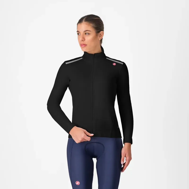 Castelli Espresso Air Women's Jacket in Light Black