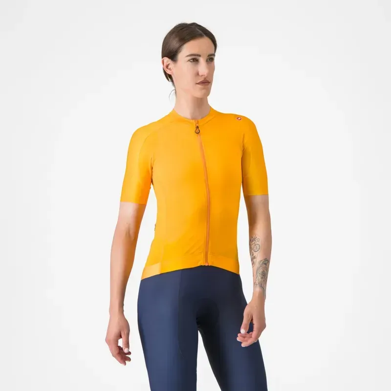 Castelli Espresso Women's Jersey in Vivid Orange