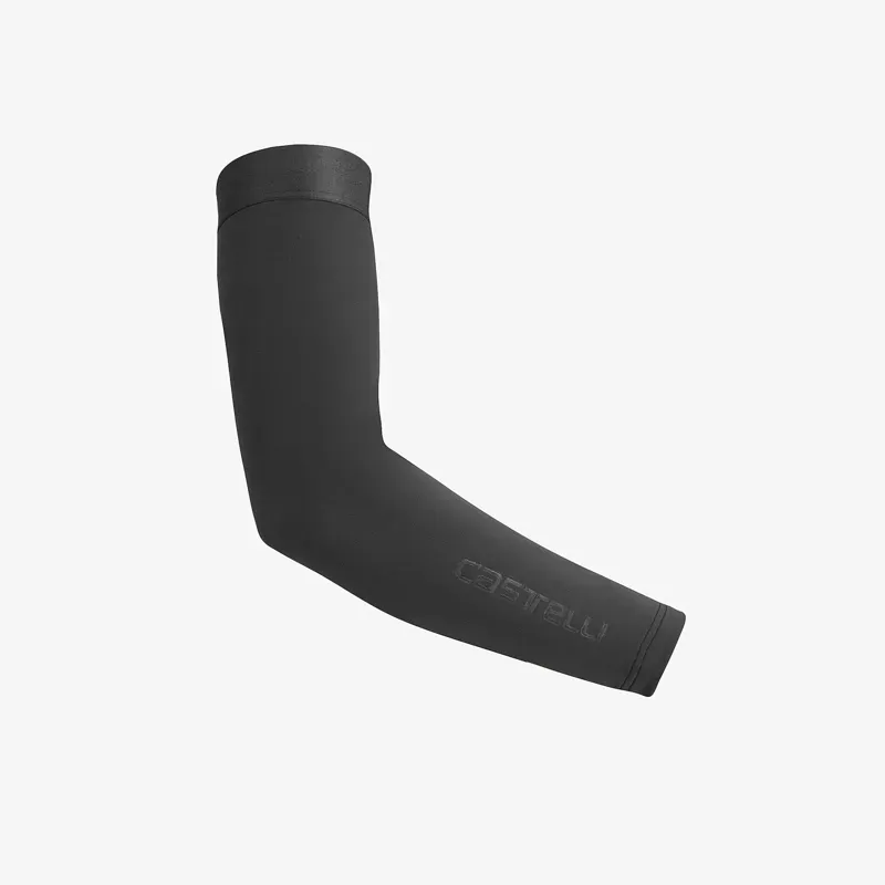 Castelli Espresso Arm Warmers for Road Cycling in Light Black