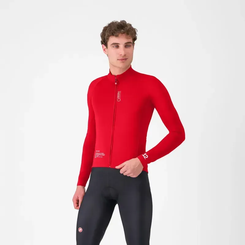 Castelli Do.Di.Ci. Winter Road Cycling Jacket in Rich Red
