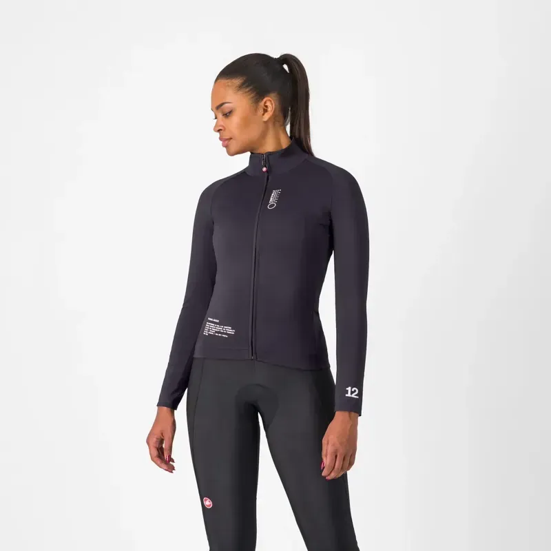 Castelli Do.Di.Ci. Women's Winter Road Cycling Jacket in Light Black