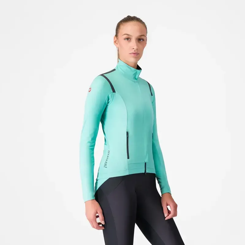Castelli Perfetto RoS 3 Women's Jacket in Pool Blue/Black Reflex
