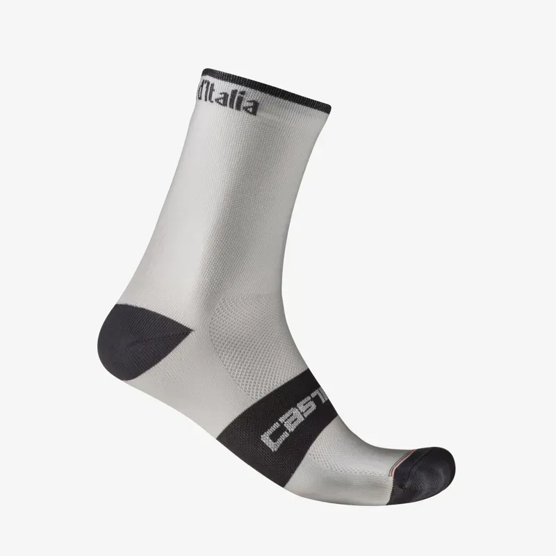 Castelli Giro107 18cm Cycling Socks In Bianco White
