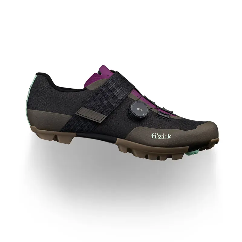 Fizik Vento Ferox Carbon Gravel and MTB Shoes in Mud/Grape
