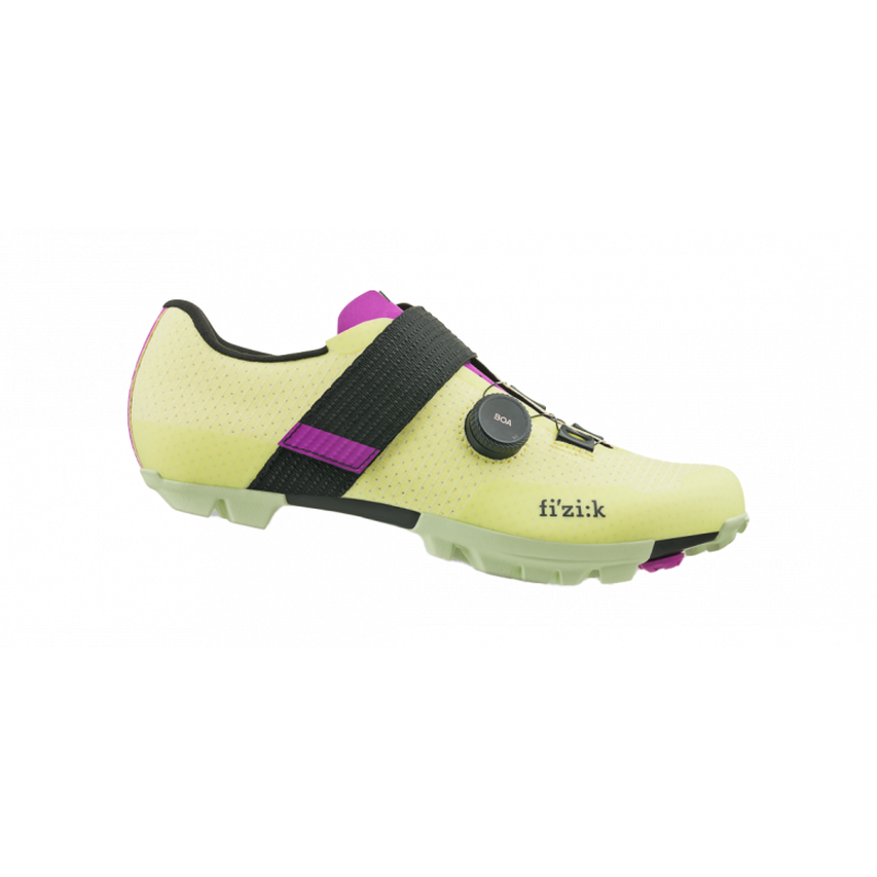 Fizik Vento Ferox Carbon Gravel and MTB Shoes in Lime