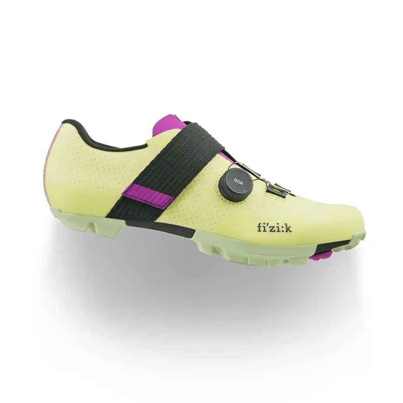 Fizik Vento Ferox Carbon Gravel and MTB Shoes in Lime-1