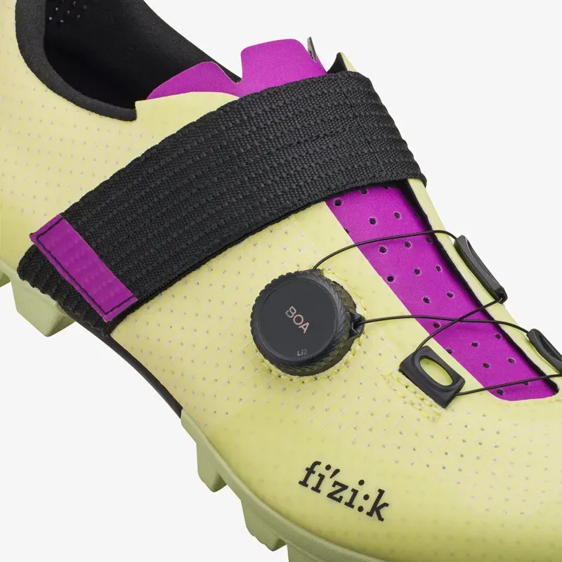 Fizik Vento Ferox Carbon Gravel and MTB Shoes in Lime-5
