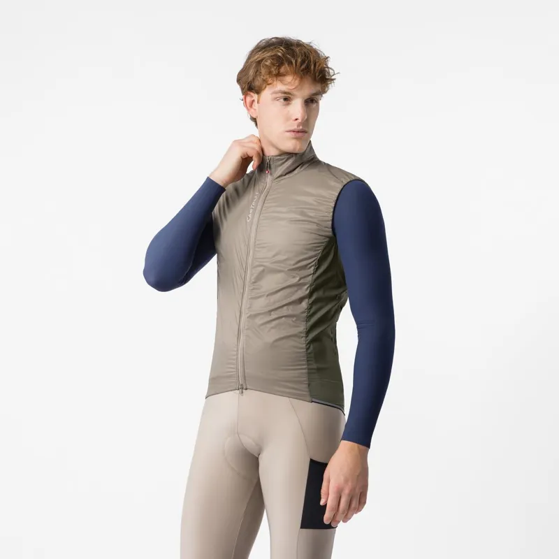 Castelli Fly Direct Vest Pebble Brown