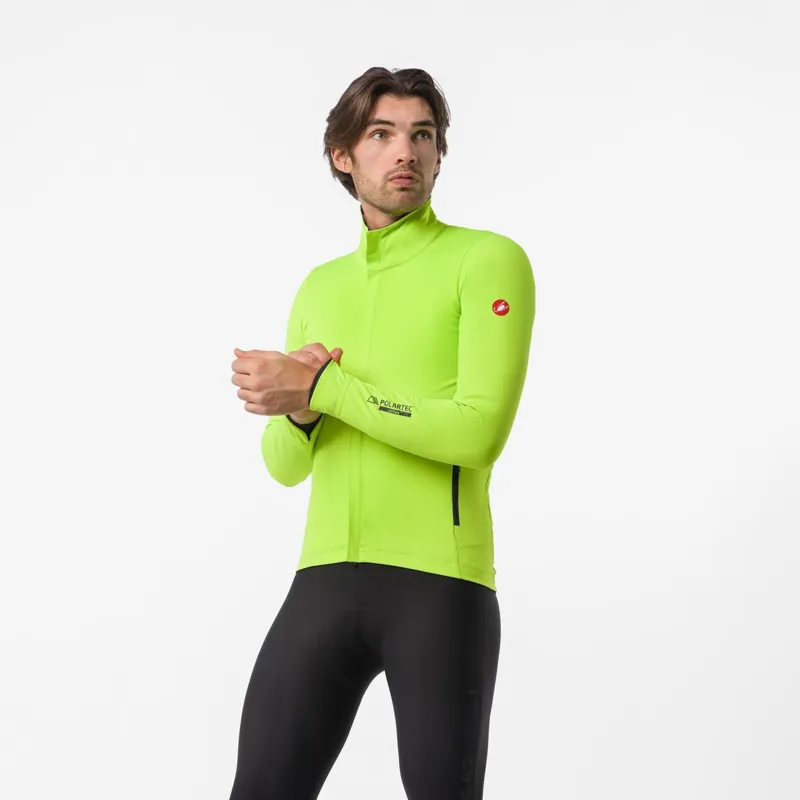 Castelli Alpha 150 Jacket Light Electric Lime/Black