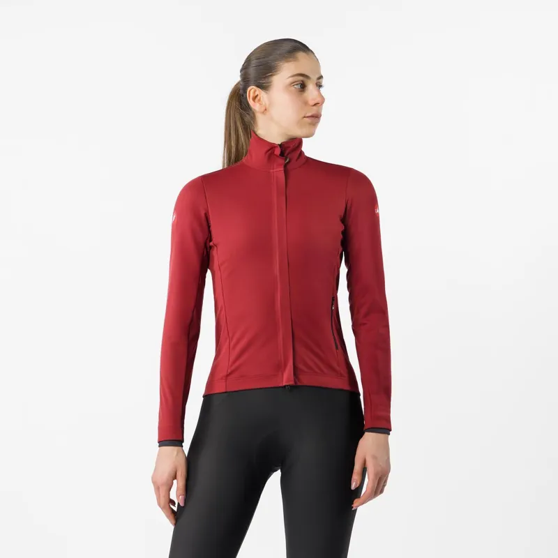 Castelli Alpha 150 Womens Jacket Garnet/Black
