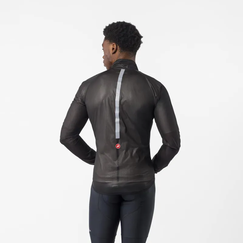 Castelli Squall Shell Jacket Light Black/Silver Grey-1
