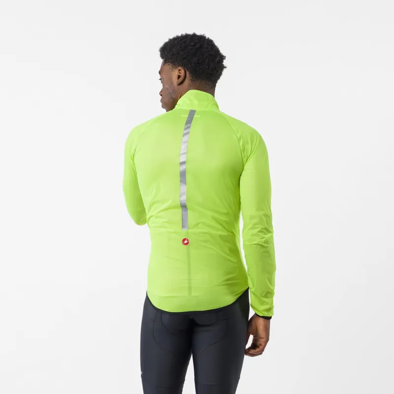 Castelli Squall Shell Jacket Electric Lime/Black-1
