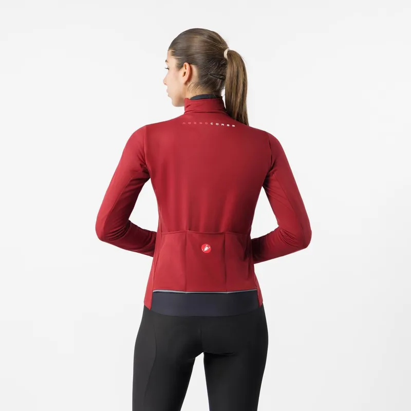 Castelli Alpha 150 Womens Jacket Garnet/Black-1