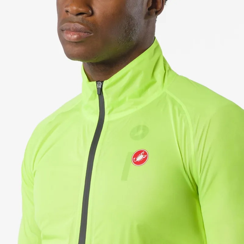 Castelli Squall Shell Jacket Electric Lime/Black-2