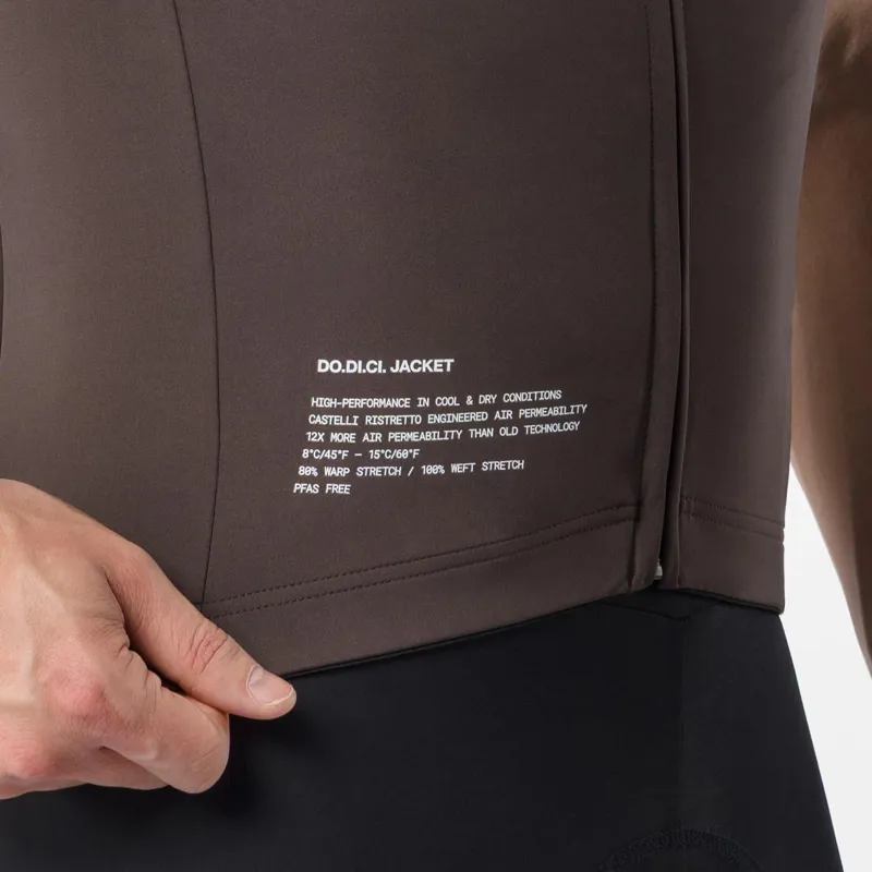 Castelli DO.DI.CI. Short Sleeve Jacket Chestnut-3