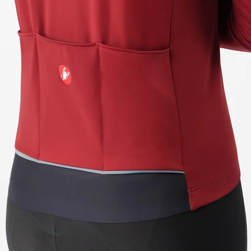 Castelli Alpha 150 Womens Jacket Garnet/Black-3
