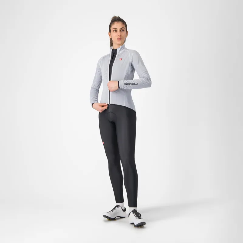 Castelli Squall Shell Womens Jacket Silver Grey/Black-4