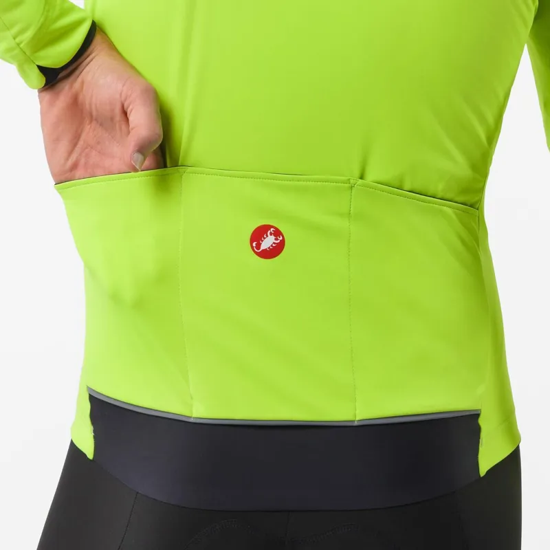 Castelli Alpha 150 Jacket Light Electric Lime/Black-4