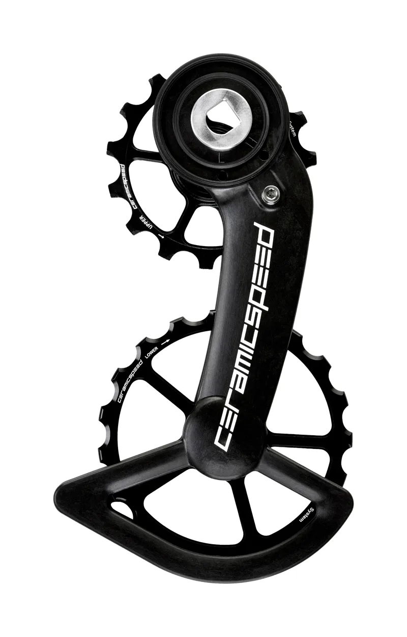 CeramicSpeed OSPW System Coated SRAM Red/Force AXS Pulley Wheels Black