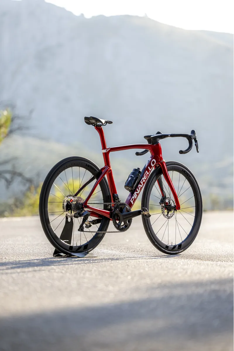 Pinarello F7 Disk Ultegra Di2 Starry Red Shiny Carbon Road Race Bike-1