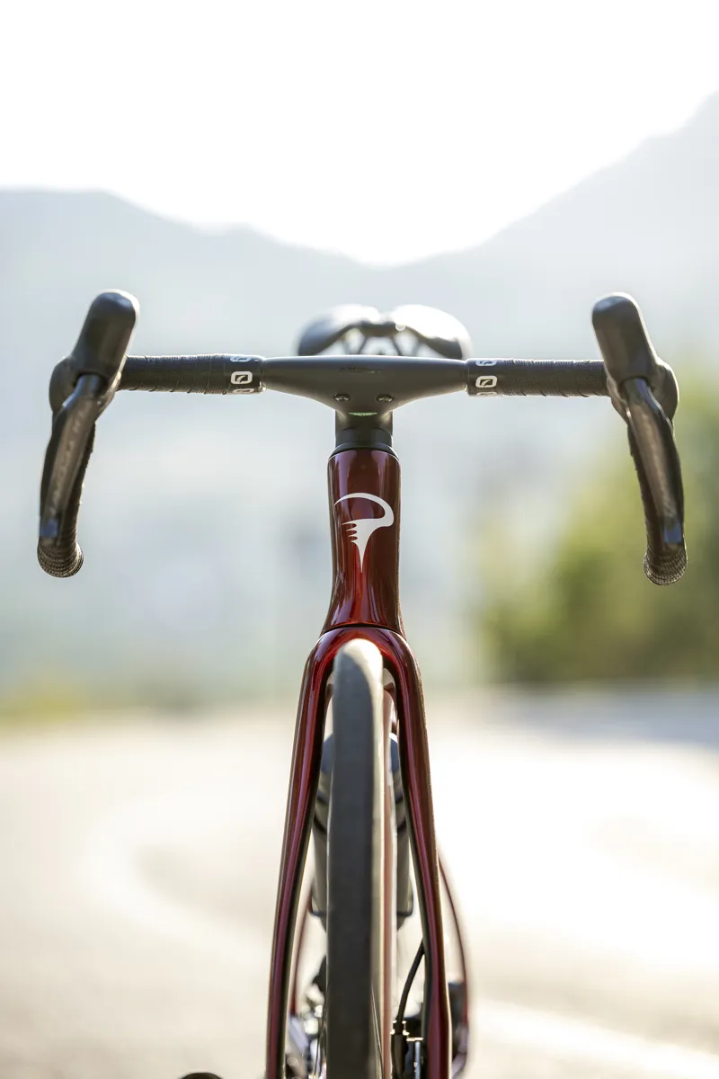 Pinarello F7 Disk Ultegra Di2 Starry Red Shiny Carbon Road Race Bike-5