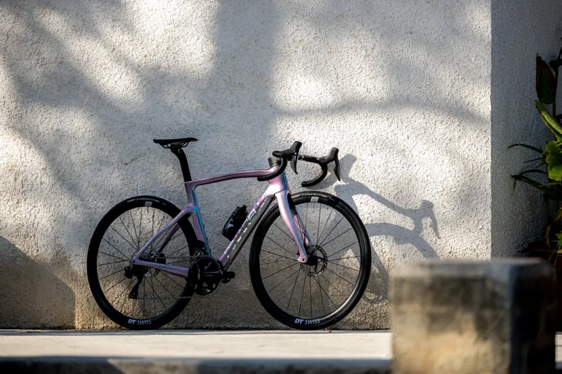 Pinarello F3 Disk 105 Di2 Interstellar Grey Shiny Carbon Road Race Bike-7