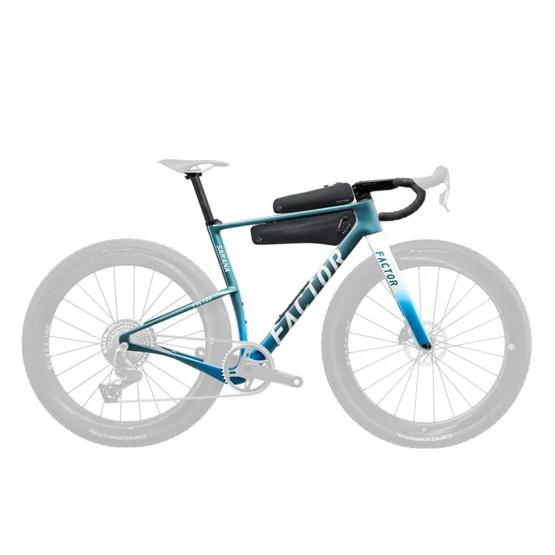 Factor Sarana Frameset with Rigid Fork Cyan Blue