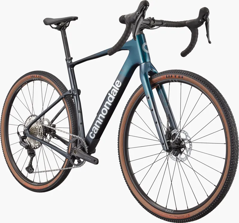 Cannondale Topstone Carbon 3 GRX 1x Teal Gravel Bike-1