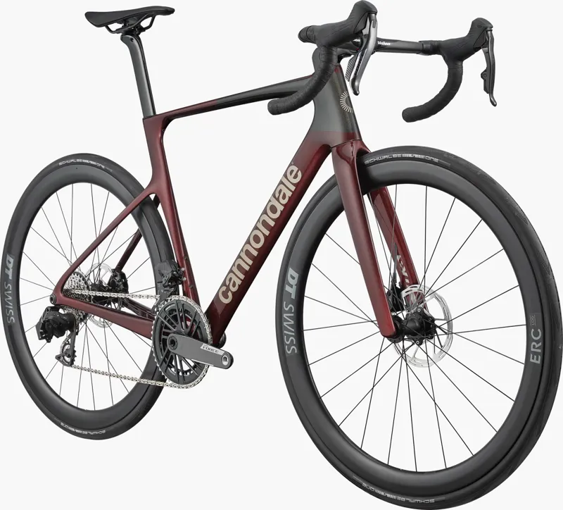Cannondale SuperSix EVO 3 Cherry Lacquer Carbon Road Bike-1