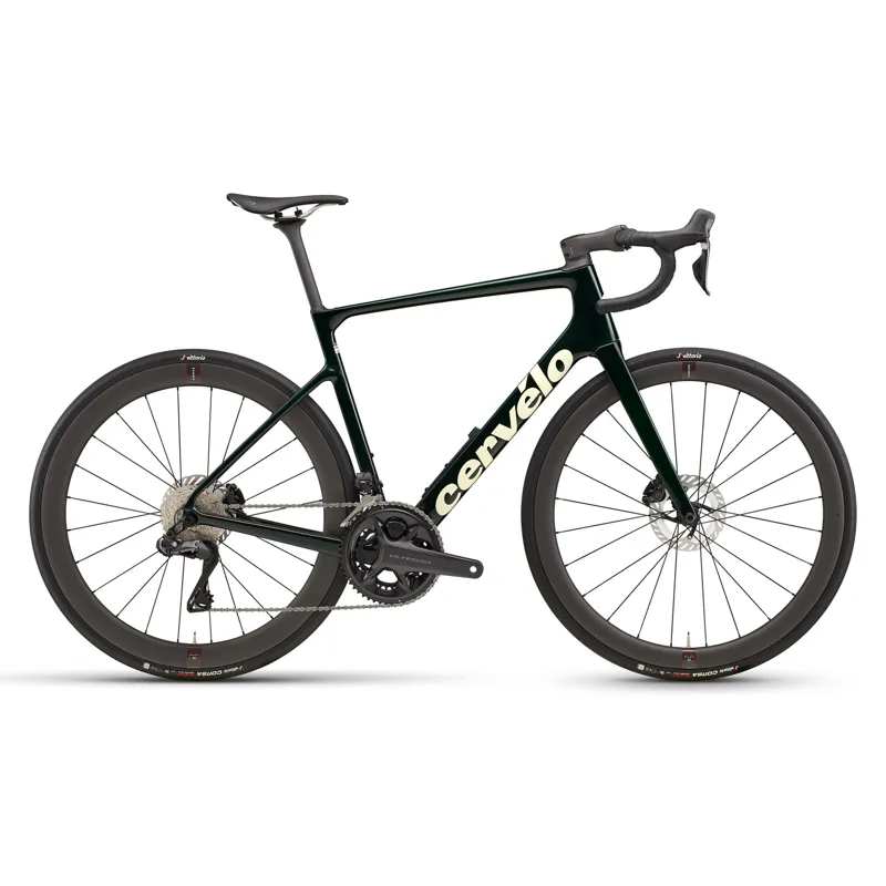 Cervelo Caledonia-5 Shimano Ultegra Di2 Emerald/Cream Road Bike