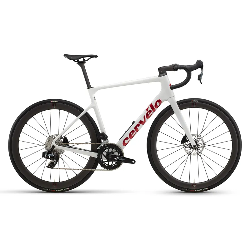 Cervelo Caledonia-5 SRAM Rival AXS Vanilla/Cherry Carbon Road Bike