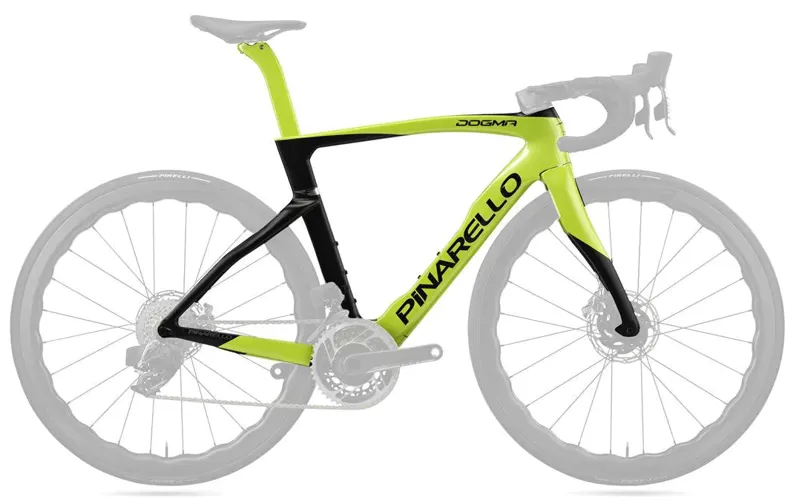 Pinarello Dogma F Disk Frameset Electro Lime Carbon Road Bike