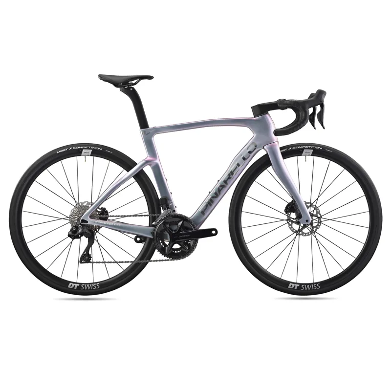 Pinarello F3 Disk 105 Di2 Interstellar Grey Shiny Carbon Road Race Bike