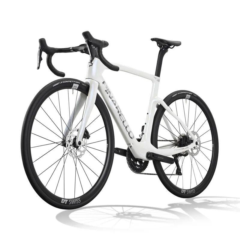 Pinarello F3 Disk 105 Di2 Alabaster White Shiny Carbon Road Race Bike-1