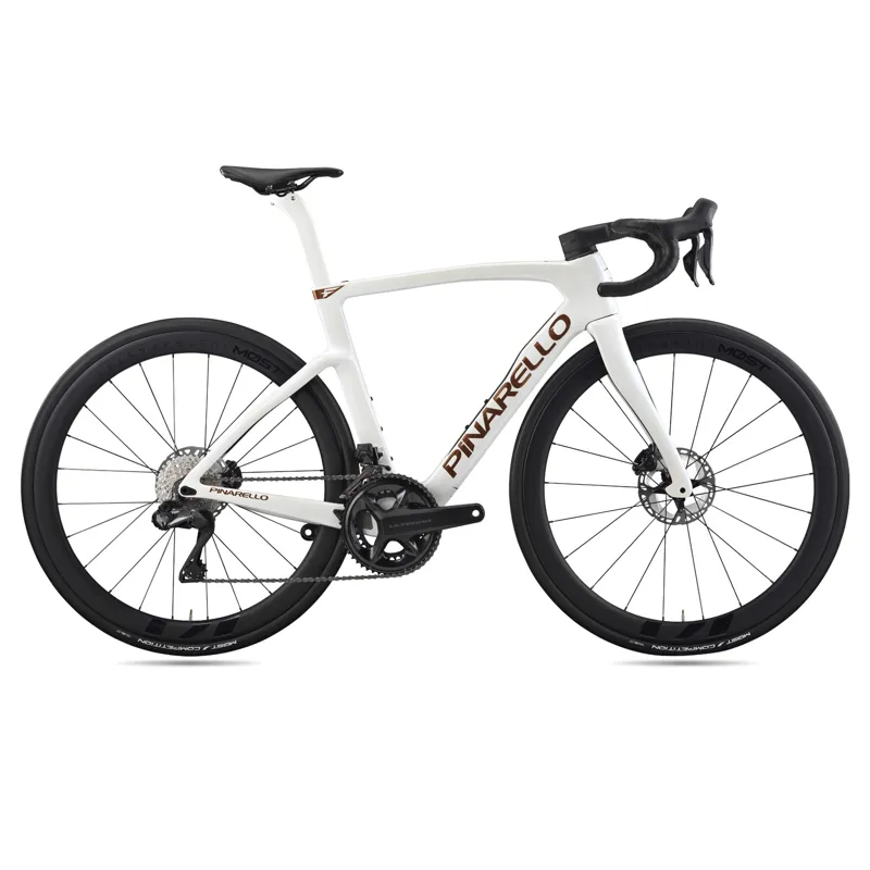 Pinarello F7 Disk Ultegra Di2 Alabaster White Shiny Carbon Road Race Bike